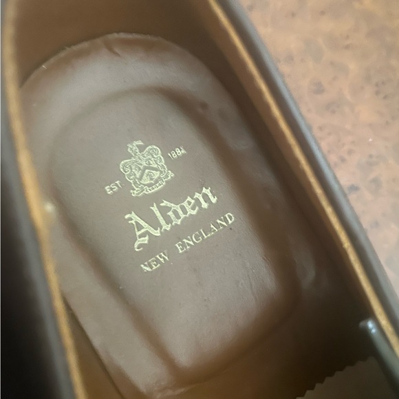 Alden Made in New England Cap Toe Blucher in Shell Cordovan Size 9 D - Picture 5 of 7